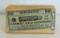 Full Vintage Sealed Two Piece Box Winchester .22 Winchester RF Cartridges Ammunition for Model 90