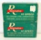 2 Full Vintage Boxes Remington .22 Remington 