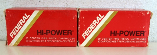 2 Full Boxes Federal Hi-Power .32 H&R Magnum 85 gr. JHP Cartridges Ammunition...