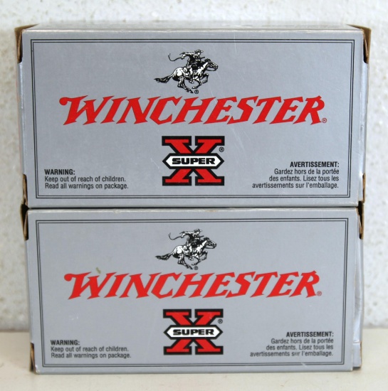 2 Full Boxes Winchester Super X .22 Hornet 45 gr. SP Cartridges Ammunition...