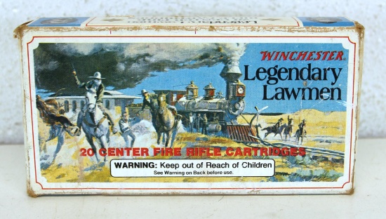 Full Vintage Box Winchester Commemorative Legendary Lawmen .30-30 150 gr. SilverTip Cartridges