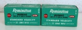 2 Full Vintage Boxes Remington Standard Velocity .22 LR Cartridges Ammunition...