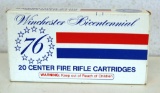 Full Box Winchester Bicentennial '76 .30-30 150 gr. SilverTip Cartridges Ammunition...
