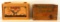 Federal Hi-Power Premium Shotshells Wooden Ammo Box and Remington Shur Shot 12 Ga. Trap Loads Wooden