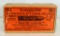 Full Vintage Two Piece Box Winchester .351 Winchester Self Loading Cartridges Ammunition for Model