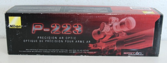 New Nikon P-223 Precision AR Optic Rifle Scope, Factory Sealed in Box...