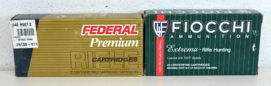 Full Box Federal Premium .308 Win. 165 gr. BTSP and Full Box Fiocchi .308 Win. 150 gr. SST