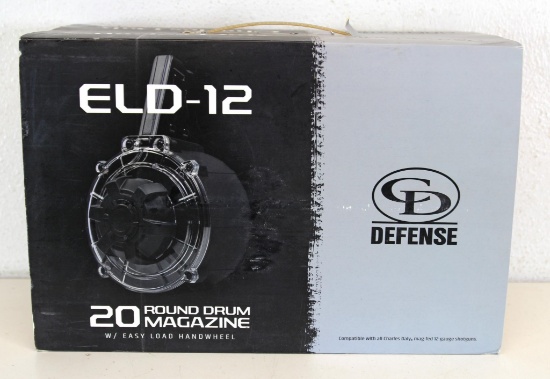 Charles Daly Defense Model ELD-12 12 Ga. 20 Round Drum Magazine, New in Box - Will Fit Lots 229,