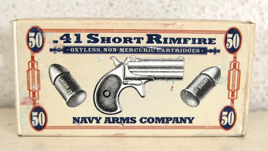 Full Box Navy Arms .41 Short Rimfire...Cartridges Ammunition...