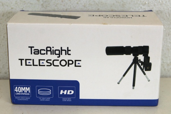 TacRight...40 mm Monocular Telescope in Original Box...