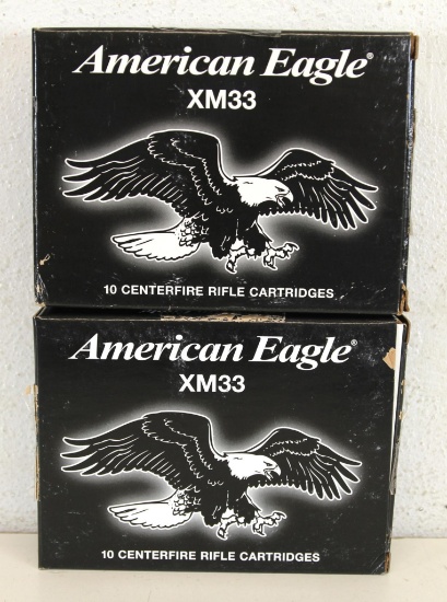 2 Full Boxes 10 American Eagle .50 BMG 660 gr. Cartridges Ammunition...