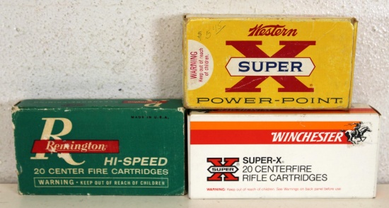Full Vintage Box Remington .32 Win. Special 170 gr. SP and Full Box Winchester .32 Win. Special 170