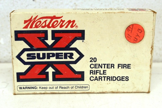 Full Vintage Box Western Super-X .30-40 Krag 180 gr. Power-Point SP Cartridges Ammunition...