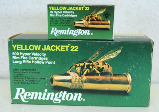 Full Brick Remington Yellow Jacket HyperVelocity .22 LR Cartridges Ammunition...