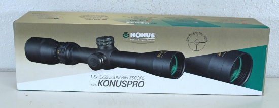 KonusPro...1.5X-5X32 Zoom Rifle Scope, Lightly Used in Box...