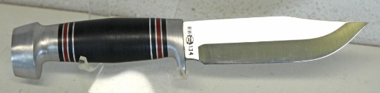 Remington RH-134 Fixed Blade Hunting Knife with Sheath, Unused in Original Box, Blade 4 3/4",