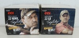 Full Box 250 CCI Maxi-Mag Troy Landry Special Edition .22 WMR and Full Box 375 CCI Mini-Mag Troy
