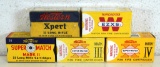 5 Different Vintage Full Boxes .22 LR Cartridges Ammunition - Winchester EZXS, Western XPert,