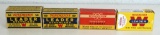 4 Vintage Boxes Winchester Cartridges Ammunition - Full Leader Staynless .22 LR,... Partial 30 Leade