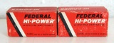 2 Full Vintage Boxes Federal Hi-Power .22 LR Bird Shot Cartridges Ammunition...