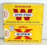 2 Full Vintage Boxes Winchester Super-Speed Power-Point .35 Remington 200 gr. SP Cartridges