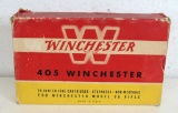 Full Vintage Box Winchester .405 Winchester 300 gr. SP Cartridges Ammunition...