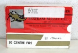 Full Box Bertram Bullet Co. .43 Mauser 370 gr. Cartridges Ammunition...
