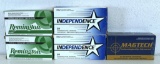 5 Full Boxes .357 Magnum Cartridges...Ammunition - 2 Remington 125 gr. JSP, 2 Independence 158 gr.