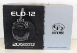 Charles Daly Defense Model ELD-12 12 Ga. 20 Round Drum Magazine, New in Box - Will Fit Lots 229,
