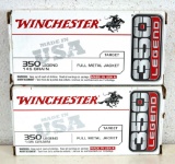 2 Full Boxes Winchester .350 Legend 145 gr. FMJ Target Cartidges Ammunition...
