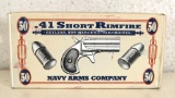 Full Box Navy Arms .41 Short Rimfire...Cartridges Ammunition...