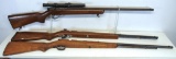 3 .22 S,L,LR Single Shot Bolt Action Rifles Remington 514 w/Weaver B4 Scope, Broken Bolt... SN#NSN