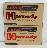 2 Full Boxes Hornady LEVERevolution .35 Rem. 200 gr. FTX Cartridges Ammunition...