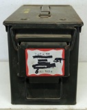 Metal Ammo Can 600 Rounds 7.62x39 FMJ BT Cartridges Ammunition - Brown Bear and Golden Tiger Boxes..