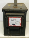 Metal Ammo Can 400 Rounds Boxed .30-06 Cal. .30 M2 Cartridges Ammunition - Some Nato-Greek and some