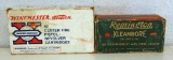 2 Different Full Vintage Boxes .38 Special Cartridges Ammunition - Winchester Western Super Match