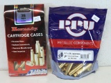 Full Box 50 Hornady...New .35 Rem Unprimed Brass Cartridge Cases and Partial Bag 30 PPU New 7.7x58