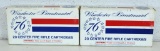 2 Full Boxes Commemorative Winchester Bicentennial '76 .30-30 150 gr. SilverTip Cartridges