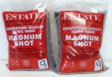 2...Full 25 Pound Bags Estate No. 9 Magnum Lead Shot for Reloading Shotshell Ammunition...
