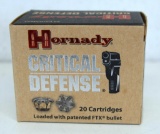 Full Box Hornady Critical Defense .45 Colt 185 gr. FTX Cartridges Ammunition...