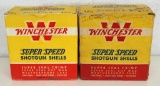 2 Full Vintage Boxes Winchester Super Speed 12 Ga. 2 3/4