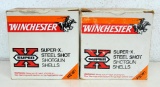 2 Full Boxes Winchester Super-X Steel Shot 12 Ga. 2 3/4