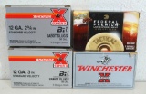 4 Different Full Boxes of 5 12 Ga. 2 3/4