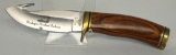 Buck Knives 191 Zipper Fixed Blade Skinning Knife with Leather Sheath 4 1/4