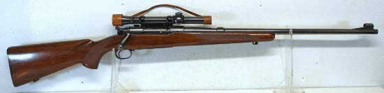 Pre-War Winchester Model 70 .7 mm Bolt Action Rifle w/Lyman Alaskan Scope w/Griffin & Howe Scope