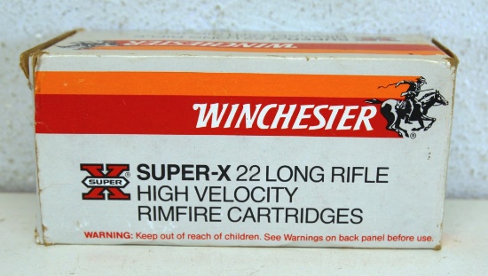 Full Brick Box Winchester Super-X .22 LR High Velocity Cartridges Ammunition (10 Boxes - 500 Rds)...