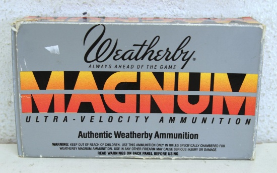 Full Box Weatherby .224 Weatherby Mag 55 gr. Cartridges Ammunition...