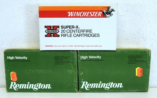 2 Full Boxes Remington and 1 Full Box Winchester .300 H&H Mag 180 gr. SP Cartridges Ammunition...