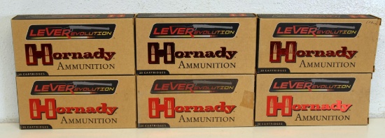 4 Full Boxes and 1 Partial Box 17 Hornady LEVERevolution .45-70 Gov't 325 gr. FTX Cartridges