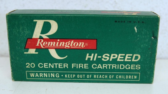 Full Vintage Box Remington .30 Rem. 170 gr. SP Cartridges Ammunition...